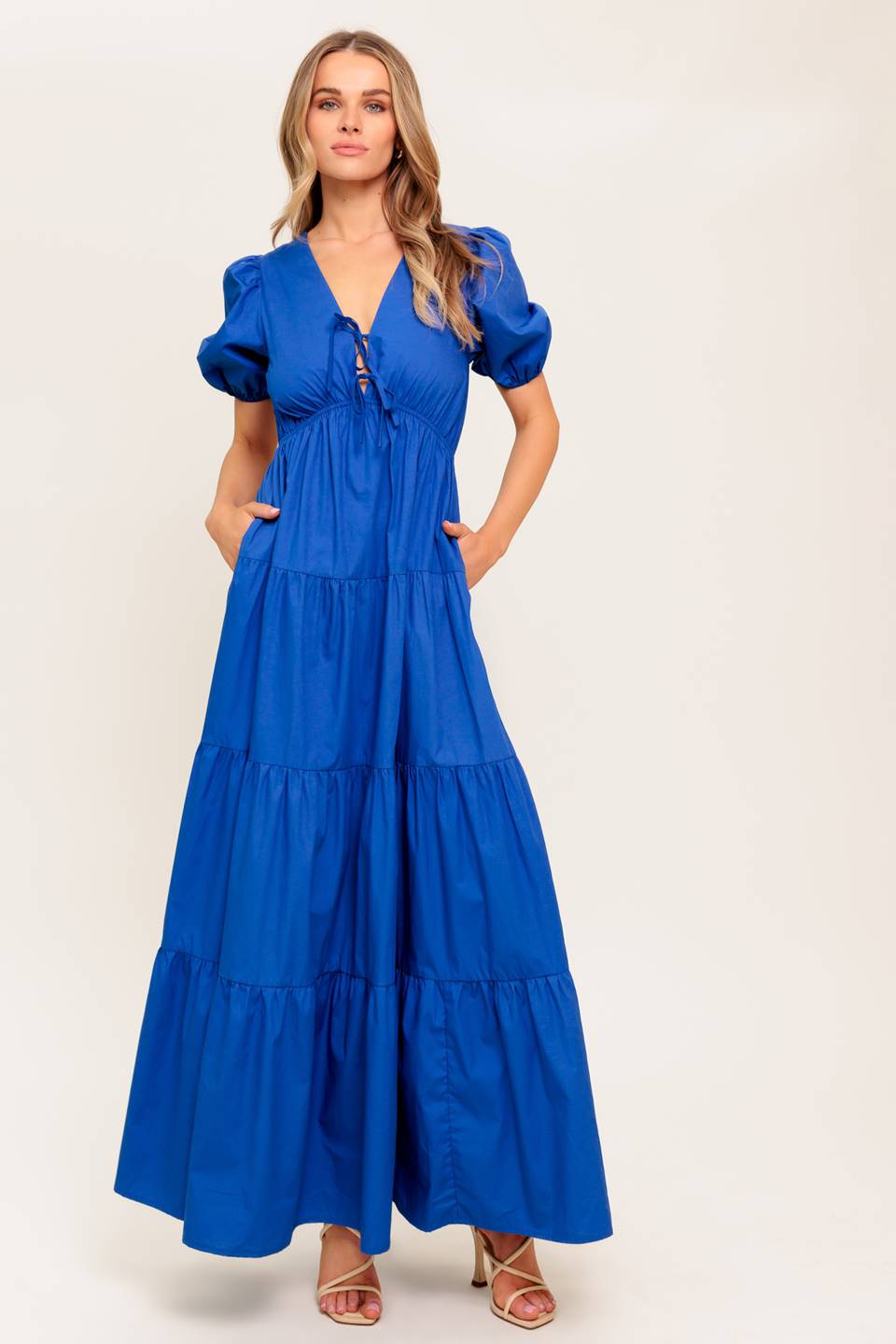 SUMMER GLOW WOVEN MAXI DRESS Flying Tomato